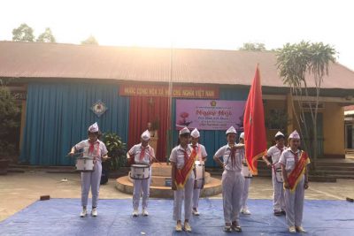 NGÀY HỘI “TIẾN BƯỚC LÊN ĐOÀN VỚI CHỦ ĐỀ ” EM YÊU TỔ QUỐC VIỆT NAM