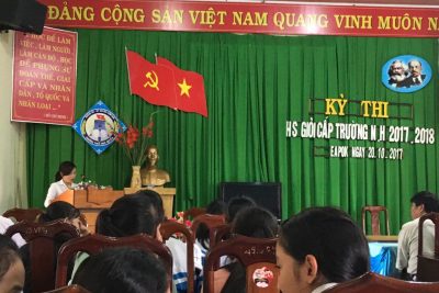 CUỘC THI HỌC SINH GIỎI CẤP TRƯỜNG NĂM HỌC 2017 – 2018
