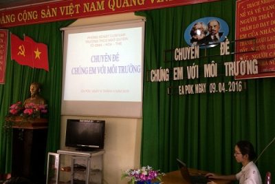 TIN HOẠT ĐỘNG CHUYÊN ĐỀ TỔ SINH – HÓA – THỂ DỤC “CHÚNG EM VỚI MÔI TRƯỜNG”